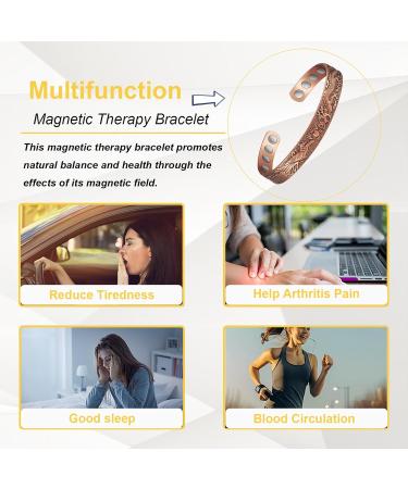 Shop Stylish Copper Bracelets for Women - Dragon & Phoenix Adjustable Magnetic Jewelry Gift - Buy Online on GoSupps.com