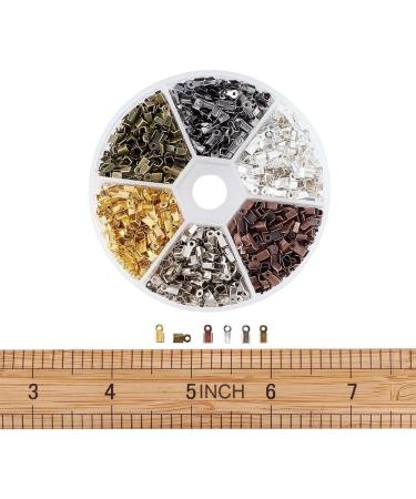Pandahall 1380pcs Fold Over Crimp Cord Ends Terminators for Jewelry Findings - Buy Online on GoSupps.com