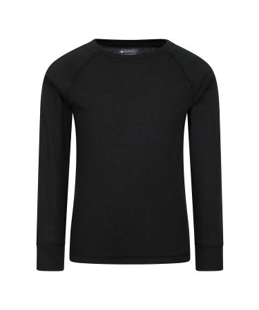 Mountain Warehouse Talus Kids Crew Neck Top 2-3 Years Black