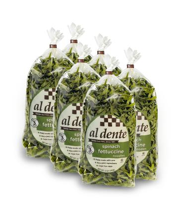 Al Dente Spinach Fettuccine, 12-Ounce Bag (Pack of 6) Spinach Fetuccine