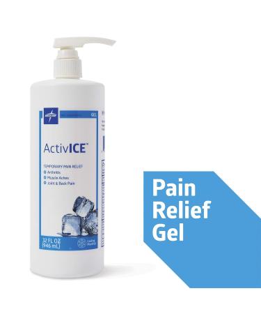 Medline ActivICE Topical Pain Reliever 32 oz - Fast Acting Pain Relief - Buy Online on GoSupps.com