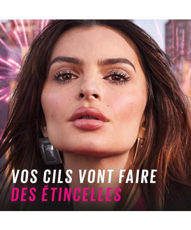 Maybelline New York - Volumizing Mascara - 360 Lash Lift Effect - 24H Hold - Clump Free - Sensational Firework - Color: Very Black - Pack of 2 - Buy Online on GoSupps.com