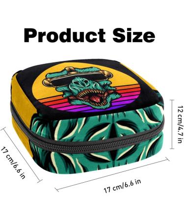 Buy Stylish Portable Women's Bags for Menstrual Cups & Pads | Trendy Dinosaur Designs for Teens - Buy Online on GoSupps.com