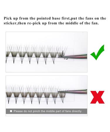 Eyelash Fan 6D-C-07-12 | Premium Black Eyelash Extensions | C & D Curl | 0.07 Volume | Shop Internationally - Buy Online on GoSupps.com