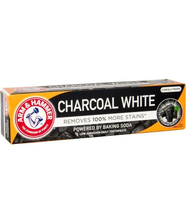 3x Arm & Hammer Charcoal White Toothpaste 75ml - Brighten Your Smile | International Shipping Available - Buy Online on GoSupps.com