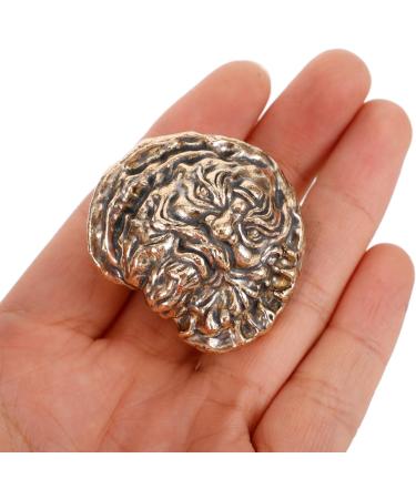 DEARMAMY Hand Exercise Walnut Ball - Vintage Brass & Copper Chinese Decor | Perfect for Fitness & Home Aesthetics - Buy Online on GoSupps.com