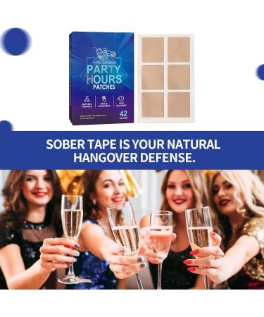 Hangover Prevention & Recovery Patches - 84 Pack | Portable Solution for Weddings & After-Parties - Buy Online on GoSupps.com