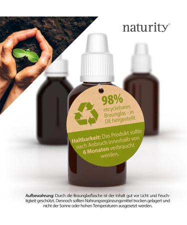 Naturity Organic Grapefruit Kernel Extract 1200 mg | Vegan & Certified Organic | 100 ml - Easy Application | International Shipping - Buy Online on GoSupps.com