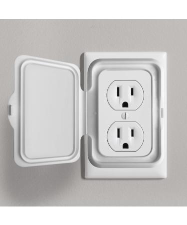 BLOCSOC Outlet Cover - 3 Pack - for Baby Proofing & Child Safety - No Choking Hazard - Easy Install
