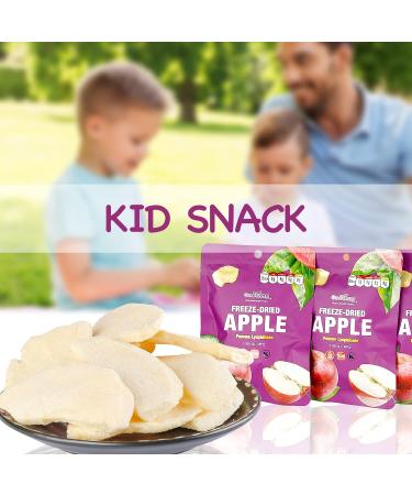 ONETANG Freeze-Dried Apple Chips 10 Pack - Non GMO, Kosher, Gluten-Free, Vegan Snack - 0.35 oz Single-Serve Packs - No Added Sugar - Perfect Holiday Gift - Buy Online on GoSupps.com