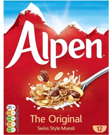 Alpen Muesli - Original 550g Medium Box | Nutritious Breakfast Cereal - Buy Online on GoSupps.com