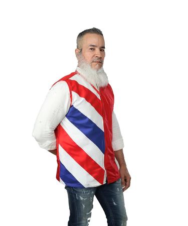 Buy Men's Barber Jacket Vest & Shirt | Red Barber Uniform for Barbershop - Medium Size - Buy Online on GoSupps.com