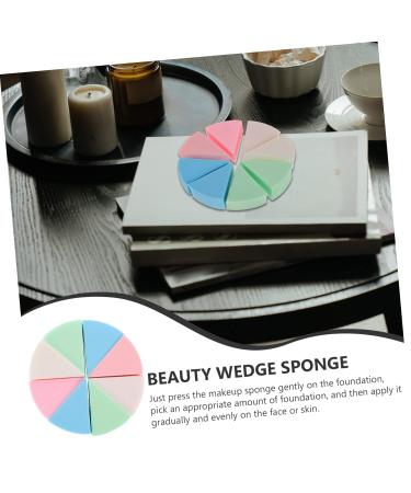 Buy Minkissy 4 Sets Triangular Sponge Puff - Portable Mini Powder Puffs for Flawless Makeup Application | Ideal for Face & Body - Buy Online on GoSupps.com