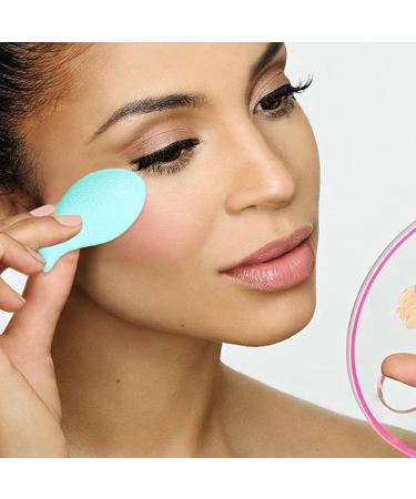 Powder Puff for Makeup - Silicone Reusable Facial Puff Pad | Beauty Makeup Tools Facial Puff Pads for Dating Daily Life Small fish puff (blue) - Buy Online on GoSupps.com