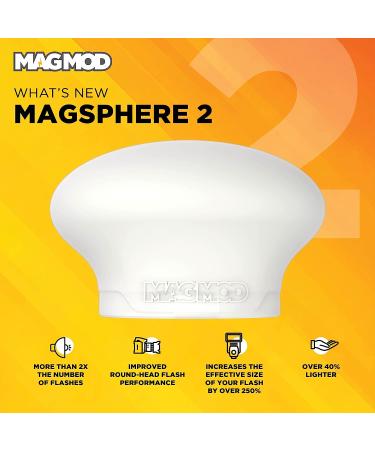 MagSphere 2 Flash Diffuser by MagMod | Magnetic Light Modifier | Enhanced Features | Lightweight Control - Buy Online on GoSupps.com