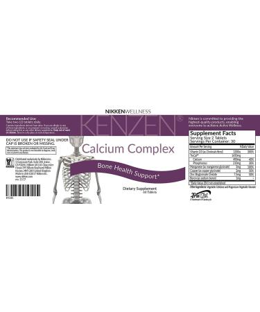 Nikken 1 Calcium Complex for Bone Restore (15585) - Boost Bone Strength and Density - Non GMO, Gluten-Free - 60 Tablets - Buy Online on GoSupps.com