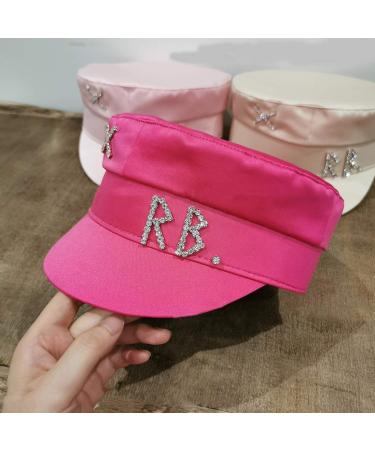 DOSOMI Women's Luxury Satin Sailor Beret Cap with Rhinestone Detail - Large Black - Buy Online on GoSupps.com