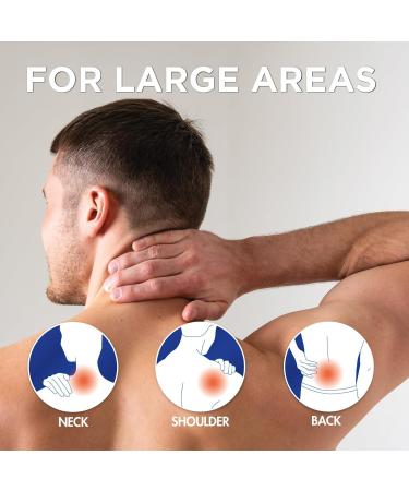 HealthWise Cold Hot Medicated Menthol XL Patch | 5% Menthol | Back and Large Areas | 5.51 x 9.84 | 6-Count | Paraben-Free | Soothes Minor Aches and Pains | Super-Size Relief - Buy Online on GoSupps.com