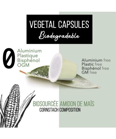 ORIGEENS Nespresso Compatible Capsules | Organic Fairtrade Arabica Coffee Decaffeinated without solvent SOFIA | 60 Biodegradable Compostable Capsules | Artisanal Roasting - Buy Online on GoSupps.com