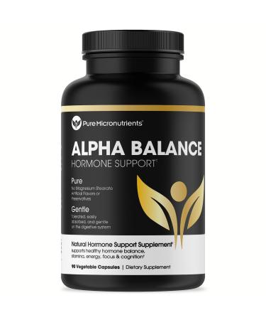 Pure Micronutrients Alpha Balance: Natural Supplement for Men That Supports Energy Performance & Stamina | Maca Ginseng Ashwagandha Muira Puama & L-Arginine 1