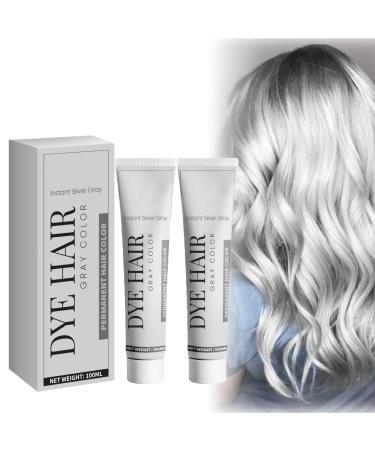 Orgrul Gotysles 2 pieces gray hair dyes 100 ml natural color cream unisex with personal look