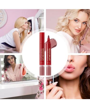  Lesunbak Lip Pencil and Nourishing Oil Kit Tinted Lip Gloss with Plumping Effect for Women - Moisturizing Cosmetics Beauty Makeup for Women and Girls Gift - Buy Online on GoSupps.com