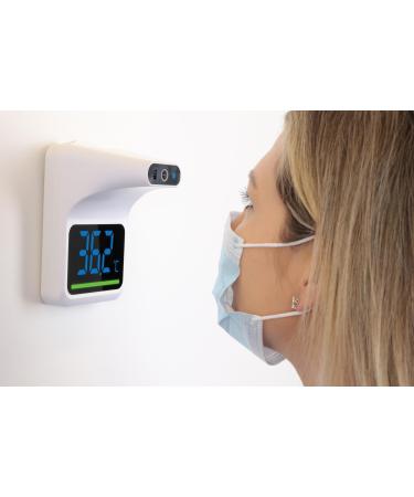 BIOS Diagnostics Scanner Non-Contact Fever Thermometer. Office School Clinic Large Easy to Read LCD F1 second Response Forehead TR