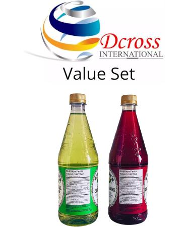 Dcross International Value Pack Bundle Set 2 Packs of Rose's Flavors Different Flavors 739 ml Each Lime Cordial and Grenadine. Sold and Ship by Dcross Only Within 24 Hours After Order Placement. - Buy Online on GoSupps.com
