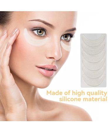 6 Reusable Silicone Under Eye Patches Anti-Wrinkle & Dark Circle Treatment | Overnight Folding Eye Pads - Buy Online on GoSupps.com