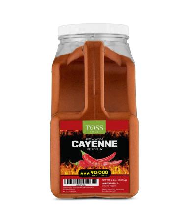 TOSS Extreme Hot Red Cayenne Pepper 90000 Heat Units 6 LB Commercial Kitchen Size Bulk Spice - Buy Online on GoSupps.com