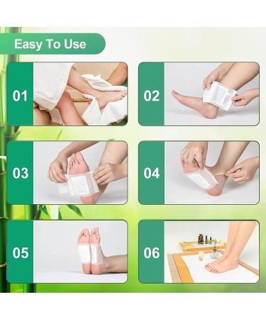 Ginger Bamboo Foot Pads | Natural Deep Cleansing Patches for Better Sleep and Stress Relief (10 PCS) - Buy Online on GoSupps.com