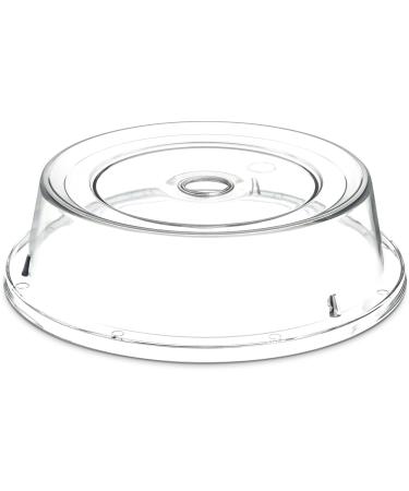 CFS 190007 Polycarbonate Plate Cover, 9.37" Diameter x 2.56" Height, Clear (Case of 12)