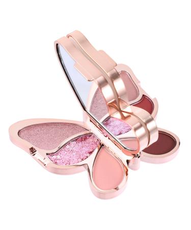 FOMIYES 2 Pcs Eyeshadow Palette Blush for Cheeks Naked Eyeshadow Makeup Cosmetic Supplies Koi Carp Girl Miss 1 count (Pack of 1) As Shown 4x2pcs