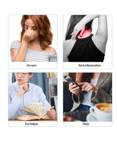 Reusable Gel Beads Face Eye Mask | Hot & Cold Compress for Puffy Eyes Dark Circles Relief | Stress & Migraine Relief Spa Mask (Blue - Buy Online on GoSupps.com