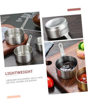 Ciieeo 5pcs Stainless Steel Sauce Cup Chip and Dip Bowl Dipping Sauce Plates Seasoning Cup Stainless Steel Portion Cups Dipping Sauce Bowl Vinegar Dipping Bowls Snack Plate Sauce Pot Mini 10x6cmx5pcs Silverx5pcs - Buy Online on GoSupps.com