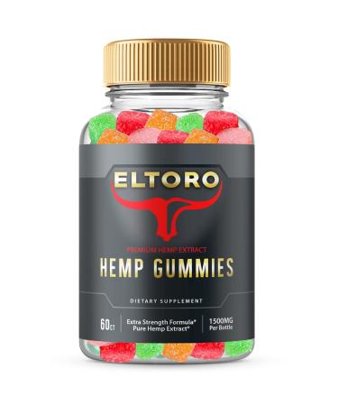 El Toro Gummies El Toro Code Gummies - Official Formula - Maximum Strength 1500mg Per Bottle 25mg Per Gummy Eltoro Gummy Bears Great Taste Big Size Gummy Extra Strength Formulation (60 Gummies)