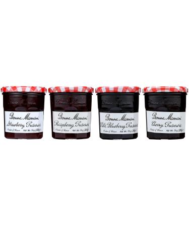 Bonne Maman Fruit Preserves 13 Ounce Variety Packs (13 Ounce (Pack of 4))