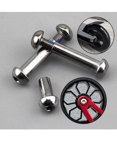 OTFAITP M8 Carbon Steel Axle Allen Screw Bolt Set for Stunt Scooter - 800+lb Capacity - Buy Online on GoSupps.com