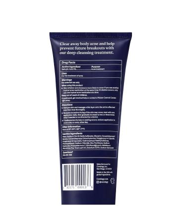 Curology Acne Body Wash - 2% Salicylic Acid Treatment for Bacne - 9 fl oz - International Shipping Available - Buy Online on GoSupps.com