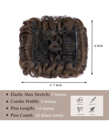 HANYUDIE Brown Messy Bun Chignon Scrunchie Hairpiece for Women - Buy Online on GoSupps.com