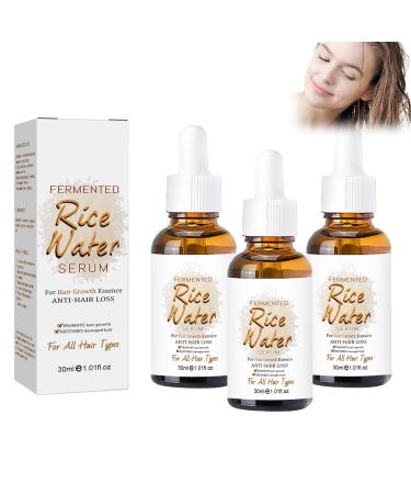 QDHGCFOC Rice Water Hair Oil, Hair Serum, Natural Rice Essence, Nourishing Hair Serum, Natural Rice Milk Serum, Strengthens Scalp, Improves Hair Condition