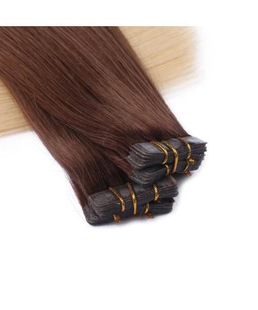 Tape In Hair Extensions #17/20 Ombre - 40cm - 30 Bricks - 100% Remy Real Hair with Adhesive Tape - Brothy Novon - Buy Online on GoSupps.com
