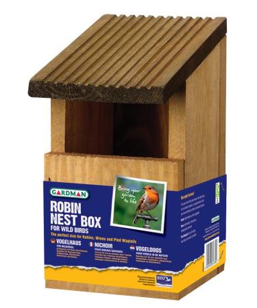 Gardman Robin Wild Bird Nesting Box - FSC