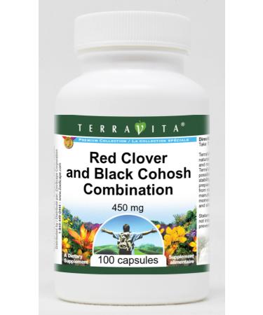 Red Clover and Black Cohosh Combination - 450 mg (100 Capsules ZIN: 512979)