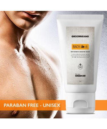 Groomarang Hair Growth Inhibitor Cream Permanent Body and Face Hair Removal - Modern Day Ant Egg Cream - Back In It - Paraben Free Hair Remover Cream Face And Body - MADE IN UK - 50G - Buy Online on GoSupps.com