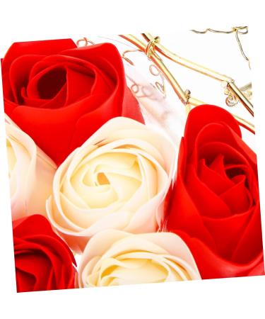 Mobestech 2 Boxes Soap Rose Soap Flower Woman Rose for Women Red Suit Spa Soap Floral Womens for Birthday Beauty Kit Bath Soaps Rose Petals for Bath Immortal Fancy Miss - Buy Online on GoSupps.com