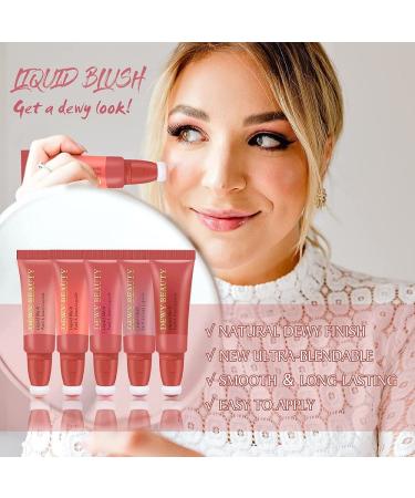 Soft Matte Liquid Blush Beauty Wand - Halo Glow Creamy Natural Blush (103 Cool Pink) - Buy Online on GoSupps.com