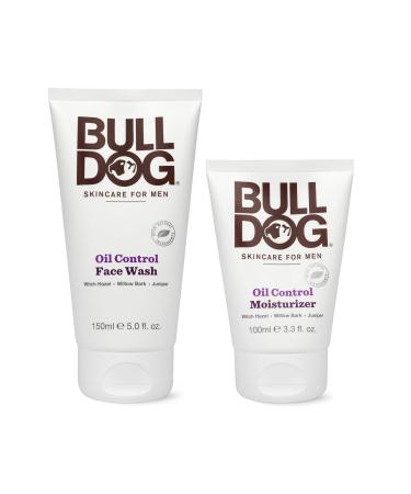 Bulldog Mens Skincare and Grooming Oil Control Starter Kit with Moisturizer and Face Wash, 2 Count - Buy Online on GoSupps.com