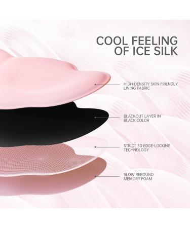 3D Sleep Mask with Light Blocking - Adjustable Night Mask for Maximum Comfort - Pink - Buy Online on GoSupps.com